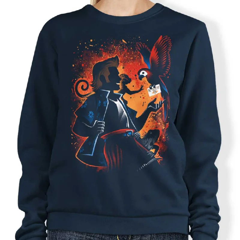 Sweatshirt / Navy / S