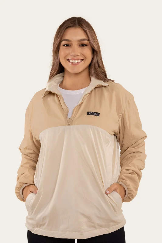 Cruze Womens Reversible Jacket - Dark Sand