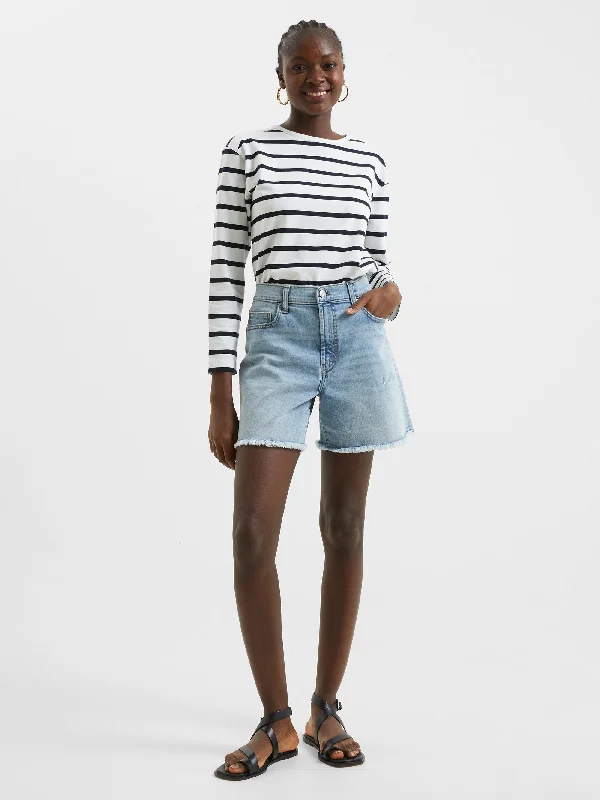 Denim Stretch Boyfriend Shorts