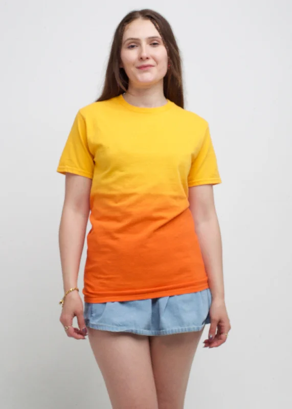 Yellow / Orange Dip Dye T-Shirt