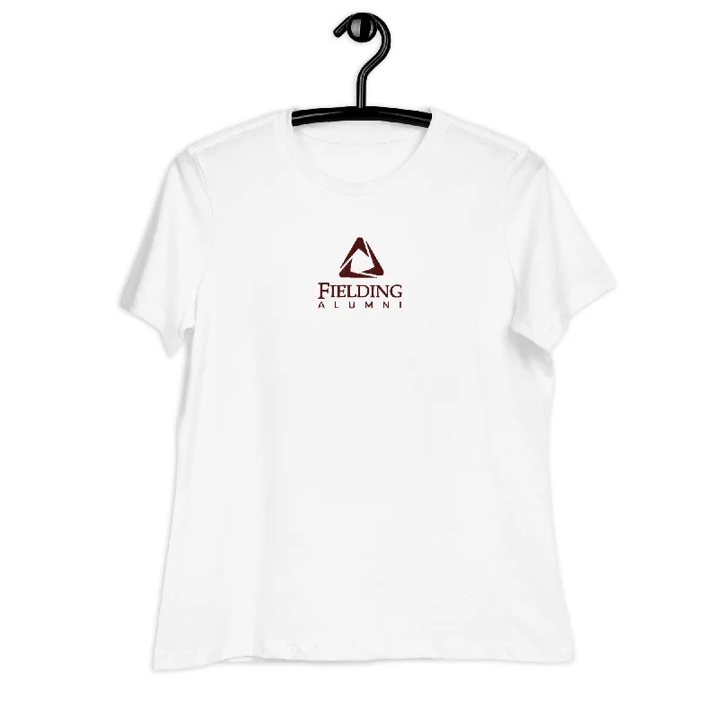 Women's Relaxed T-Shirt | Embroidered Alumni Logo