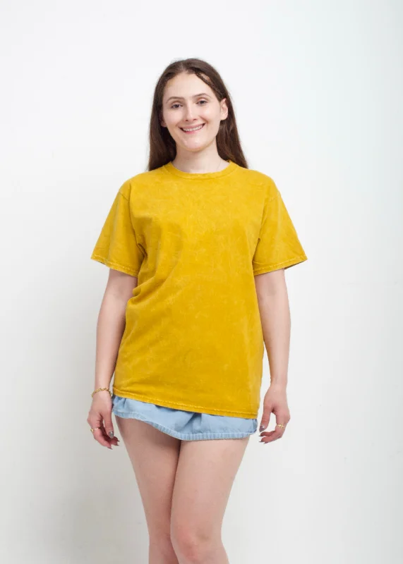 Gold Mineral Wash T-Shirt