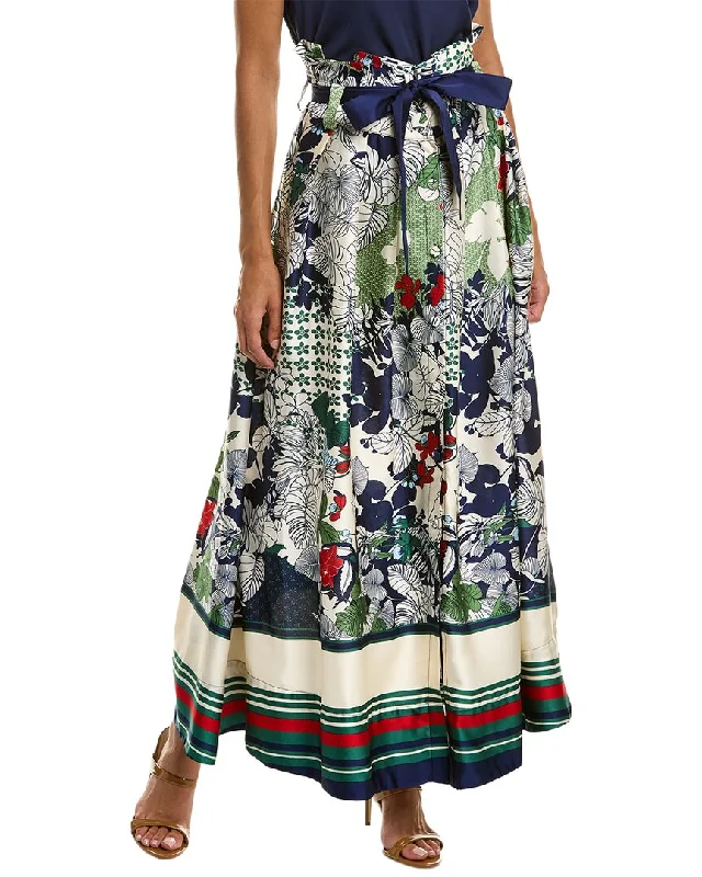 Gracia Nature Print Maxi Skirt