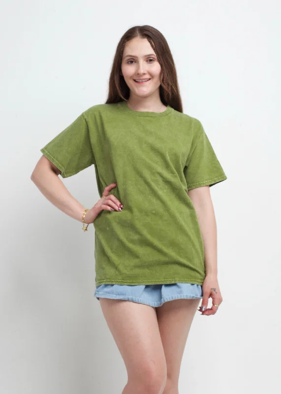 Green Mineral Wash T-Shirt