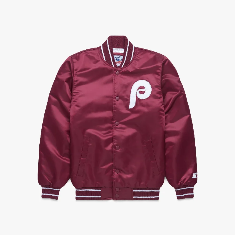 HOMAGE X Starter Phillies Satin Jacket