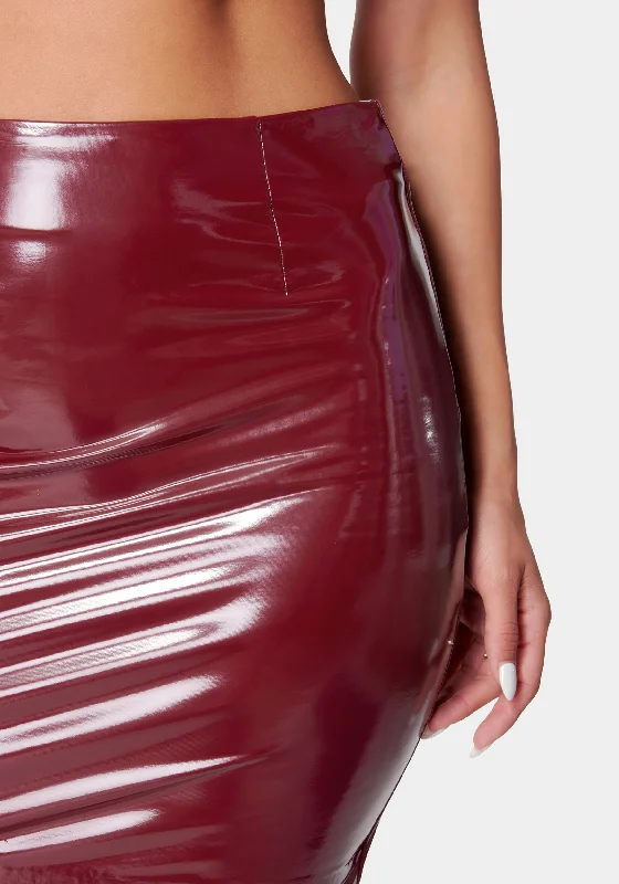 Liquid Shine Mini Skirt