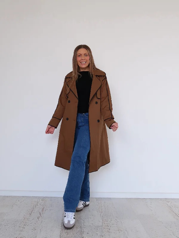 Mieke Trench Coat - Brown