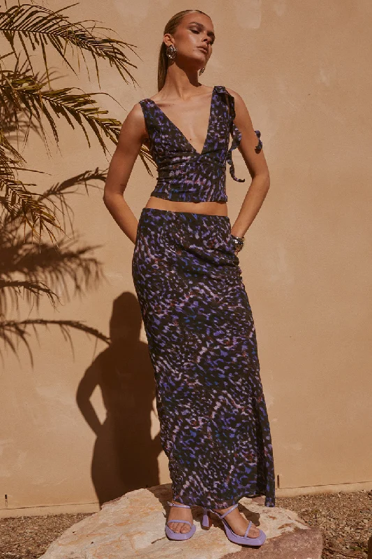 OXANA MAXI SKIRT - IRIS OXANA