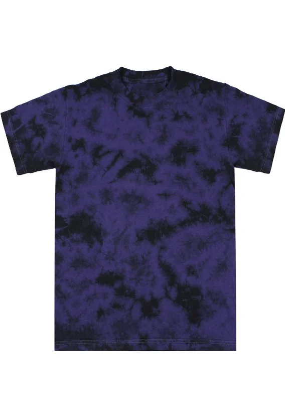 Purple / Black Crystal Wash T-Shirts