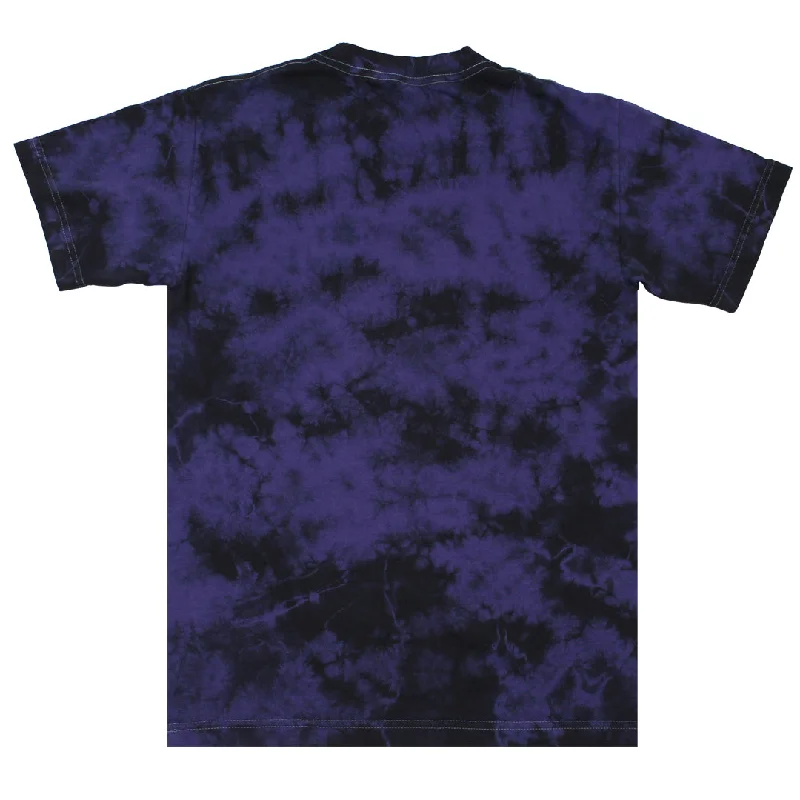 Purple / Black Crystal Wash T-Shirts