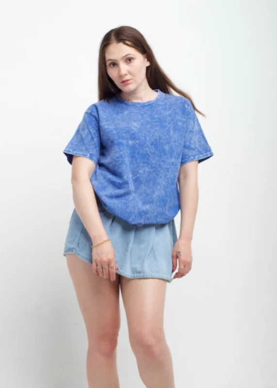 Royal Blue Mineral Wash T-Shirt