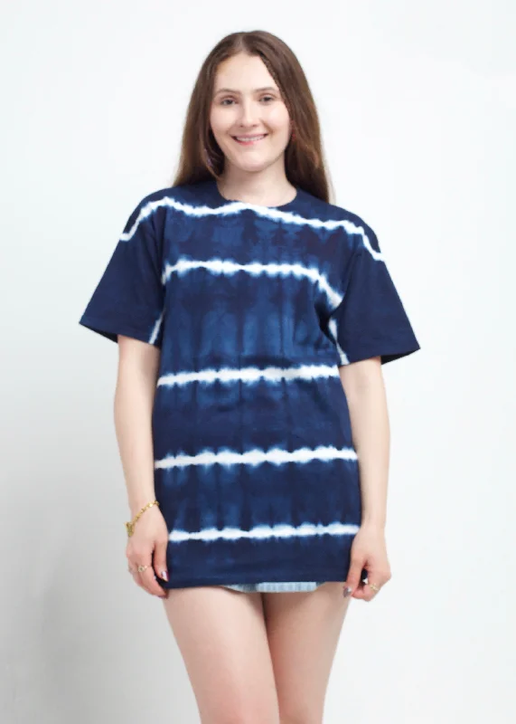 Navy Bamboo Tie Dye T-Shirt