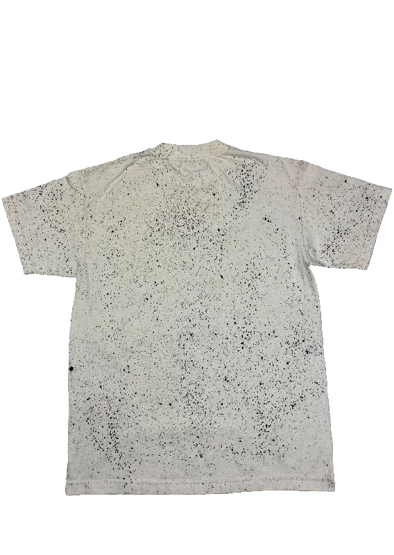 Off White Black Sprinkle Dye T-Shirt