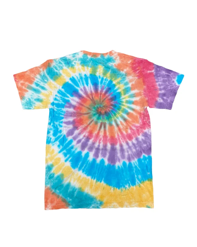 Multi-Color Spiral Tie Dye T-Shirt 2