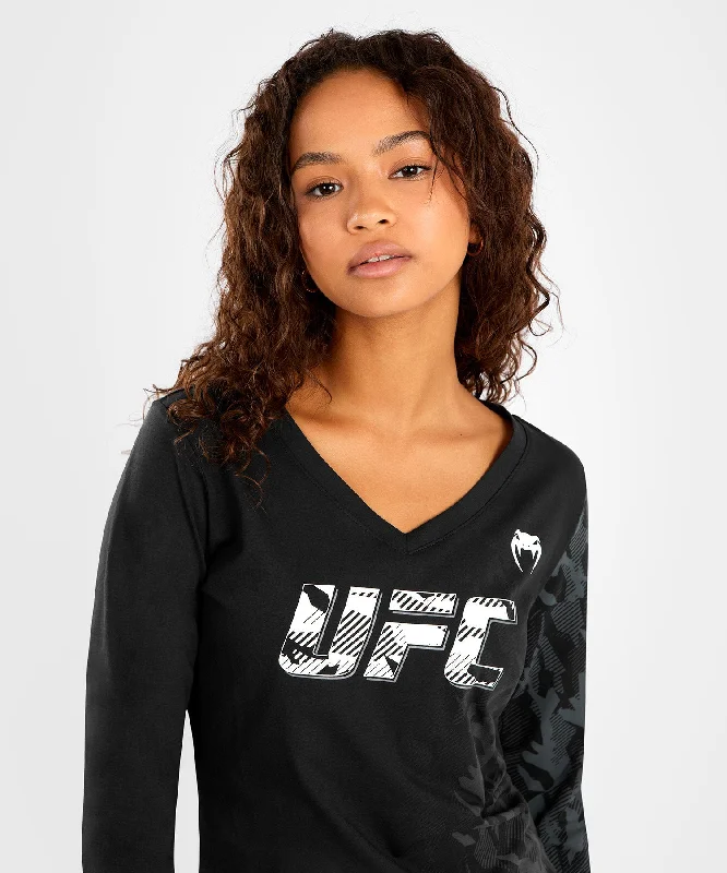 UFC Venum Authentic Fight Week Women's Long Sleeve T-shirt - Black