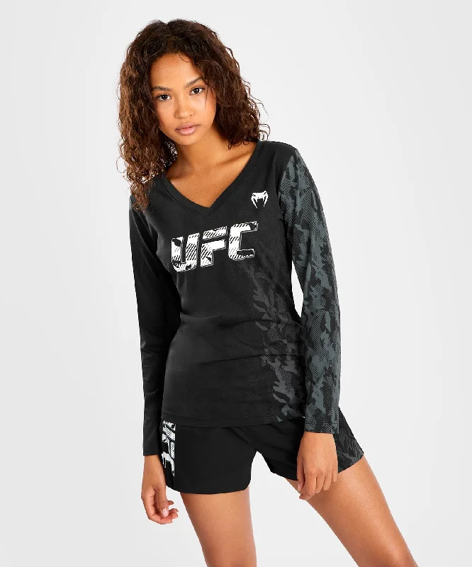 UFC Venum Authentic Fight Week Women's Long Sleeve T-shirt - Black