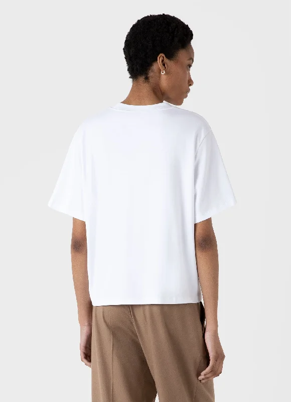 Women's Boxy Heavyweight T-shirt in White