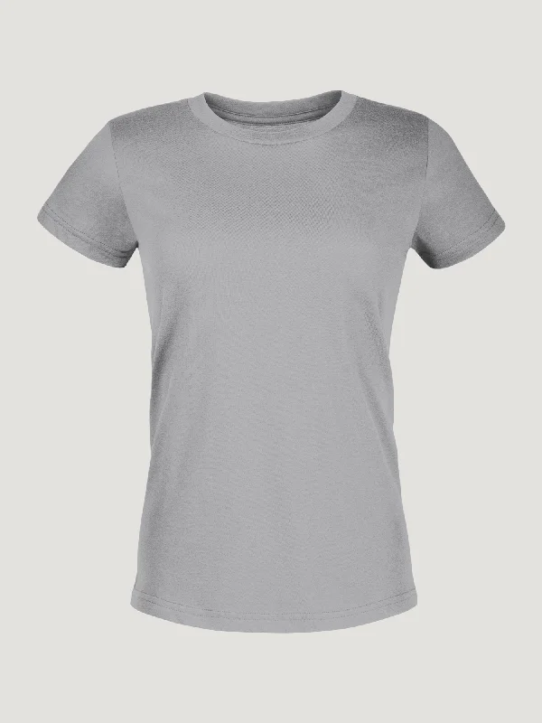 Women's Heather Grey Crew Neck