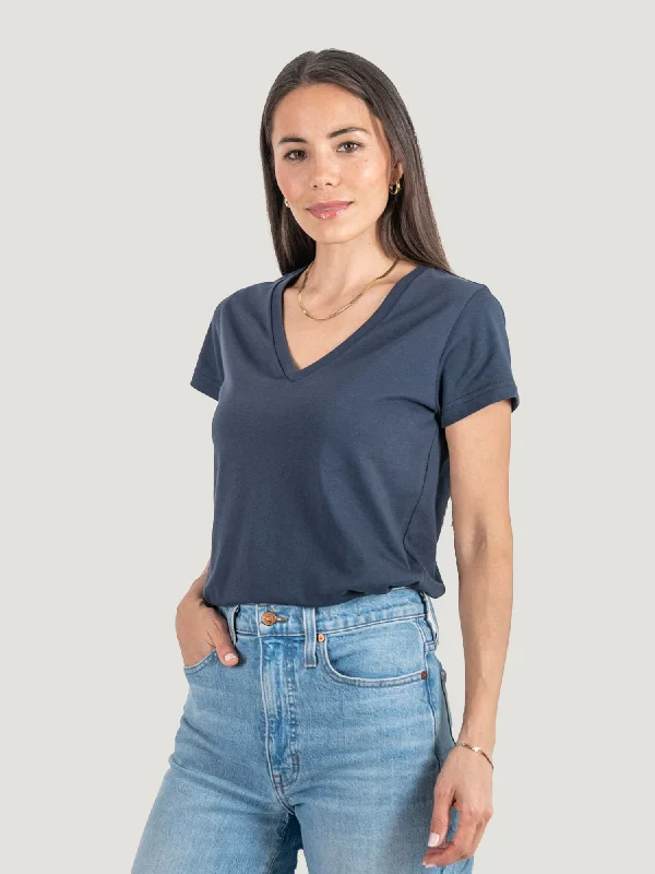 Women's Odyssey Blue V-Neck (1st Gen.)