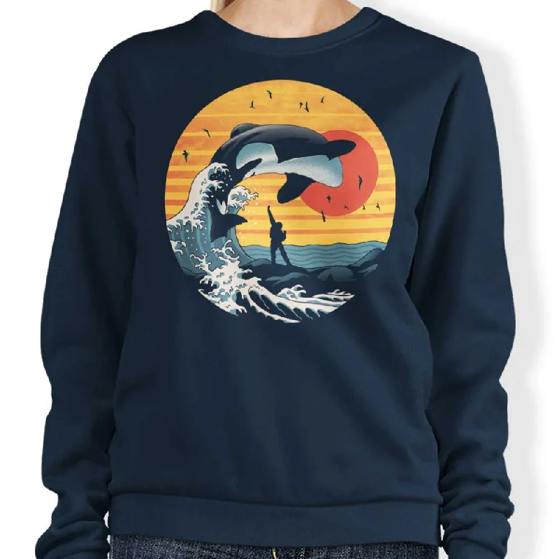 Sweatshirt / Navy / S