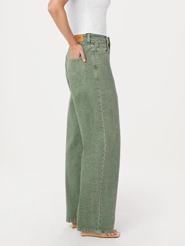 The Courtney Loose Jean in Sage Green