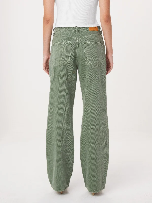 The Courtney Loose Jean in Sage Green