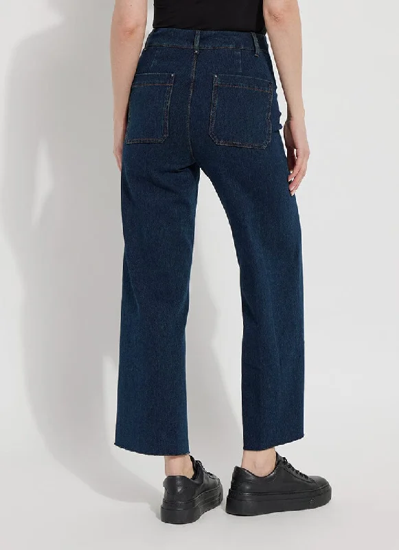 Erin Wide Leg Denim (28"" Inseam)-Indigo