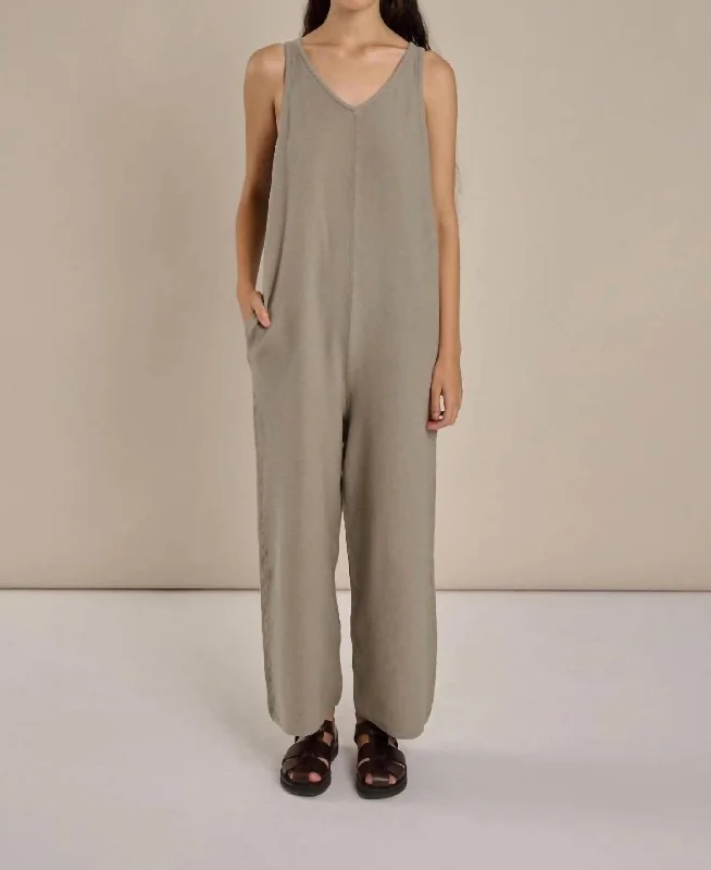 Everleigh Jumpsuit In Fog