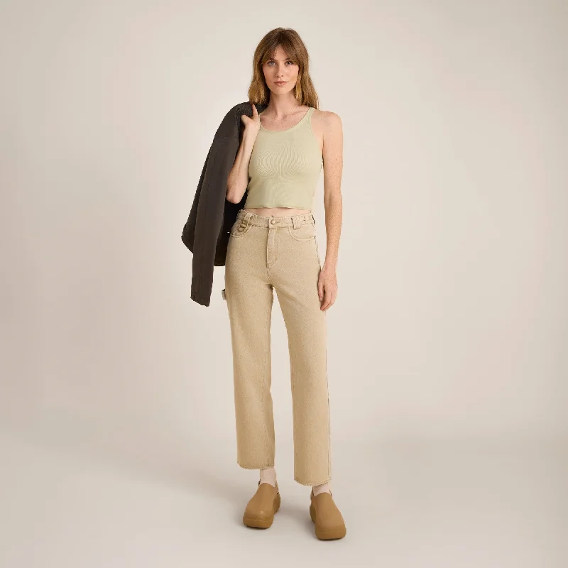 HWY 1 Pant Denim - Toasted Almond