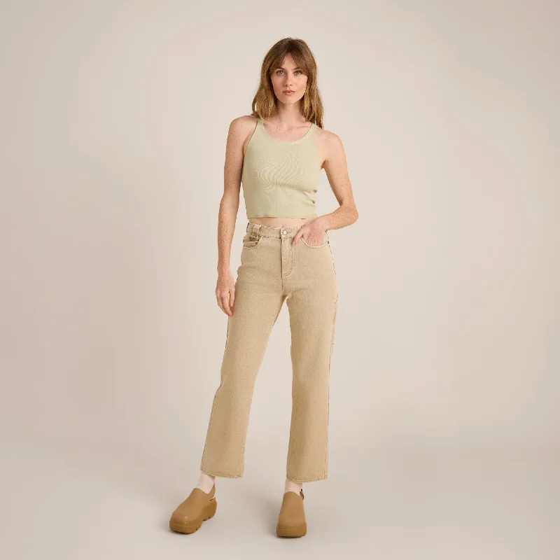 HWY 1 Pant Denim - Toasted Almond