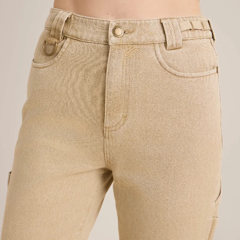 HWY 1 Pant Denim - Toasted Almond