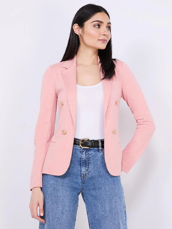 Textured Open Blazer