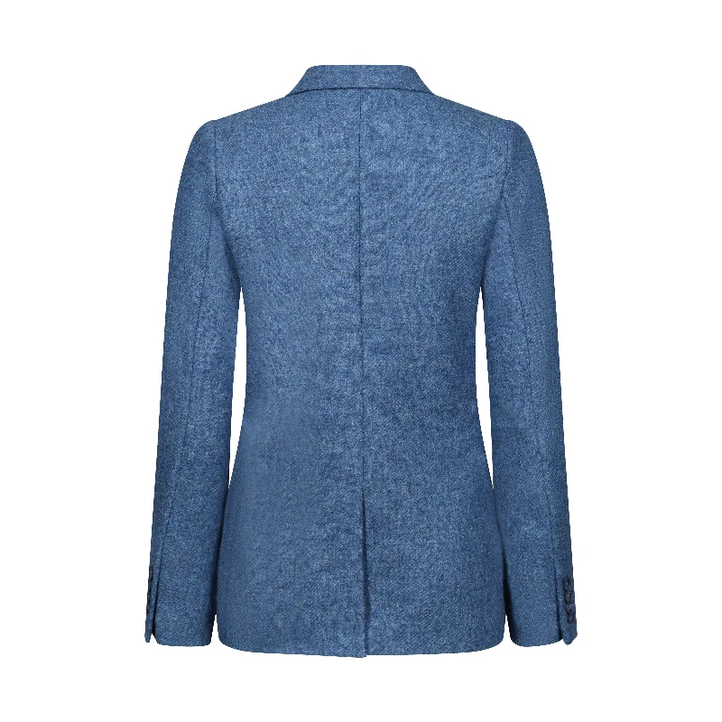 Blue Twill Fiadh Donegal Tweed Jacket