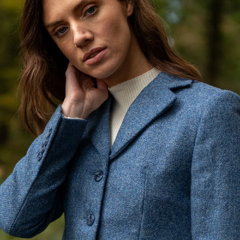 Blue Twill Fiadh Donegal Tweed Jacket