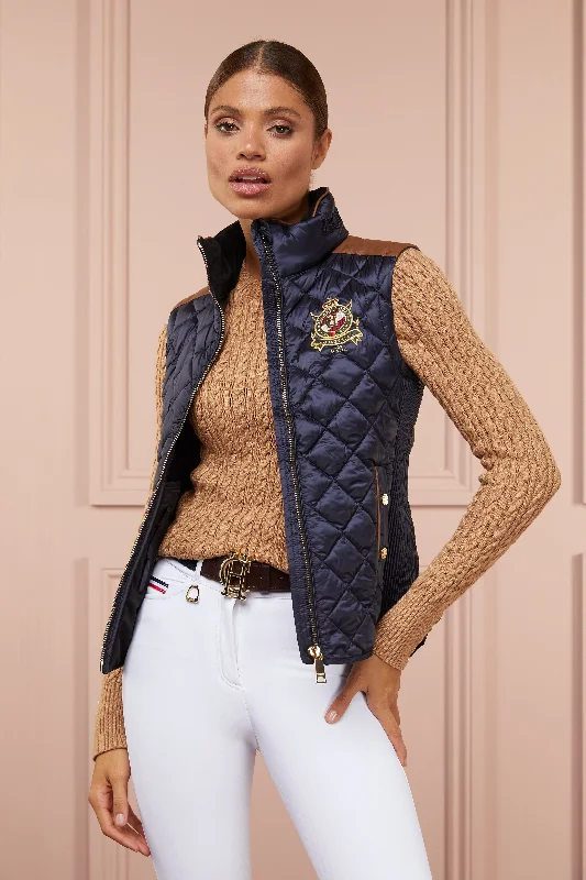 Diamond Quilt Classic Gilet (Ink Navy)