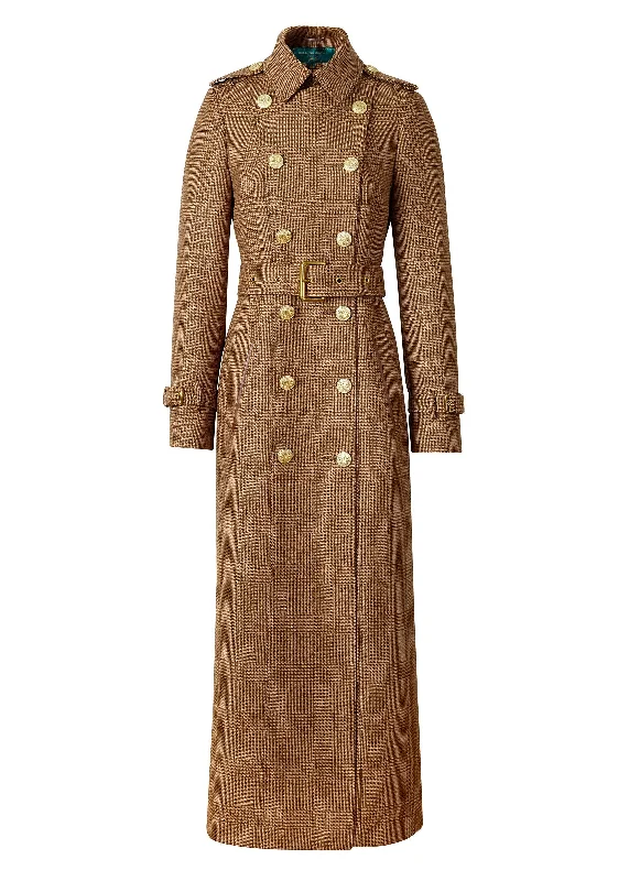 Full Length Marlborough Trench Coat (Tawny)