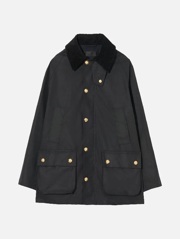 Kedem Waxed Parka in Black