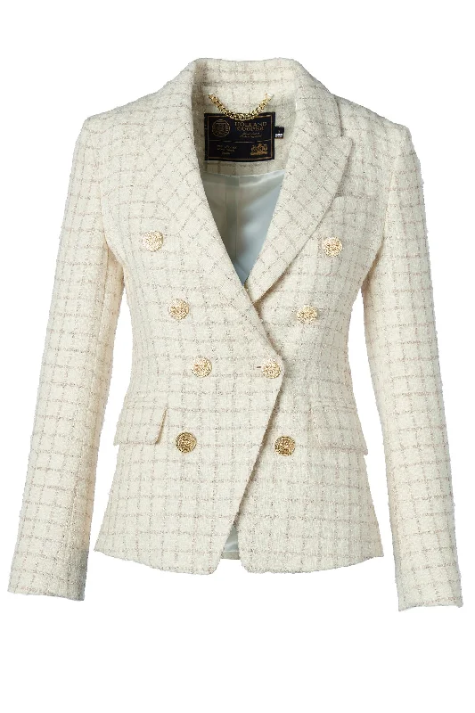 Knightsbridge Blazer (Ivory Sparkle Tweed)