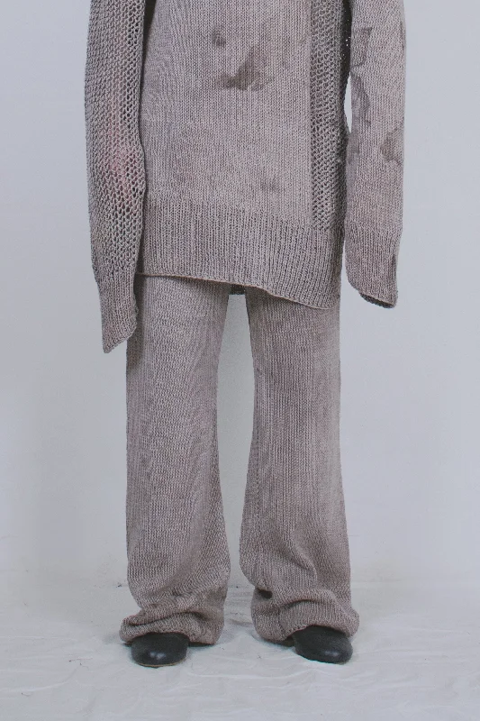 Naturally Dyed Hand-knitted Trousers