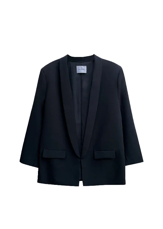 Oversized Classic Blazer - Black