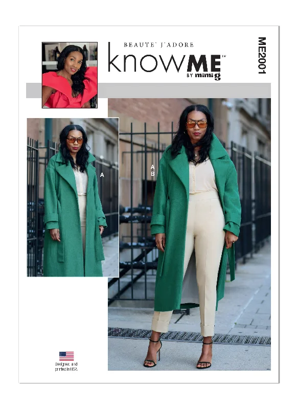 Know Me sewing pattern 2001 Coat and Trousers by Beaute' J'adore