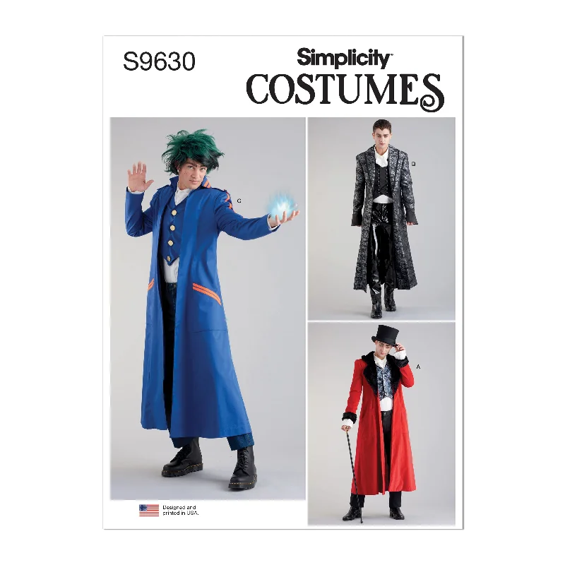 Simplicity sewing pattern 9630 Men's Costume Coats