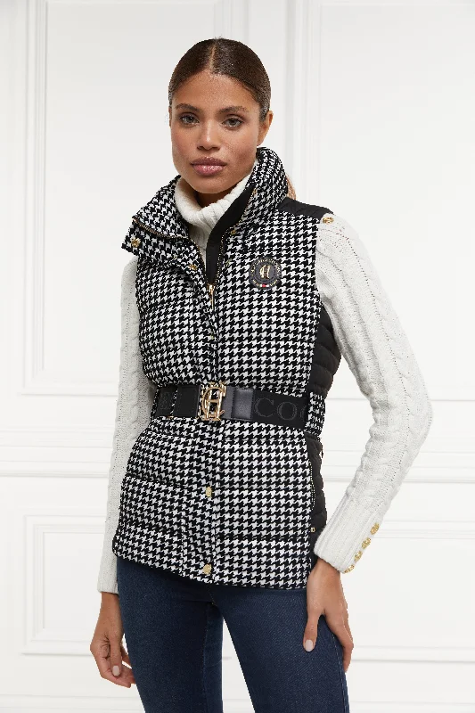 Valais Quilted Gilet (Houndstooth)