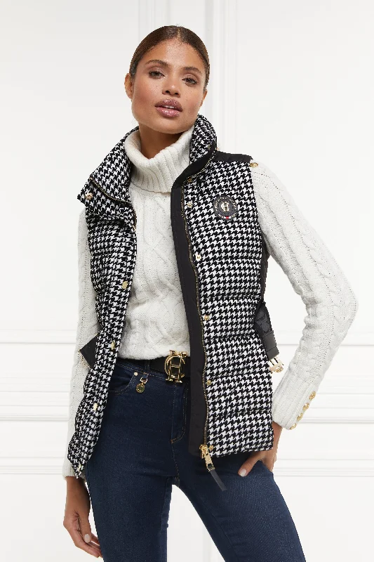 Valais Quilted Gilet (Houndstooth)