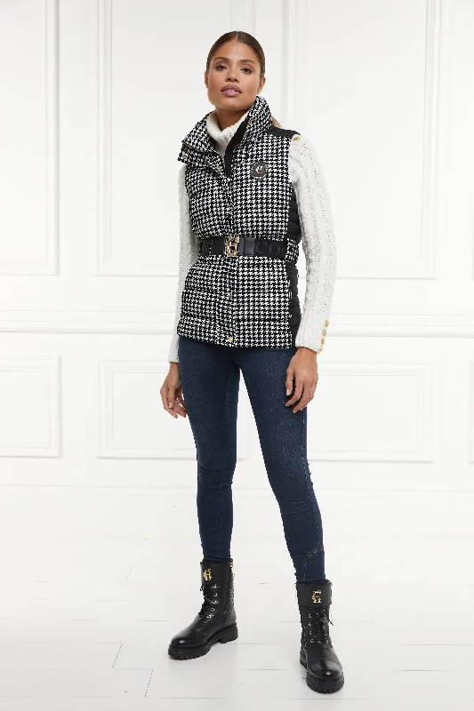 Valais Quilted Gilet (Houndstooth)