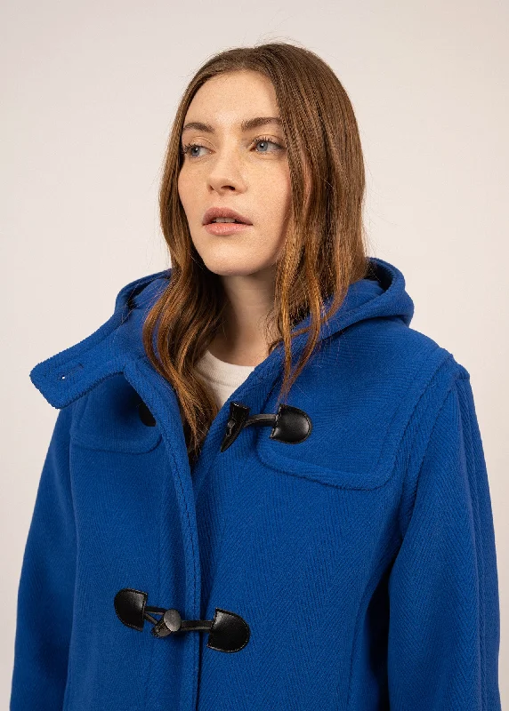 VENUS - Authentic Duffle Coat in Wool Cloth For Women (ROYAL BLUE)