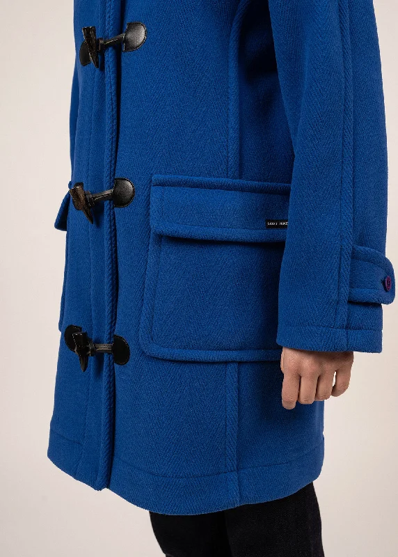 VENUS - Authentic Duffle Coat in Wool Cloth For Women (ROYAL BLUE)