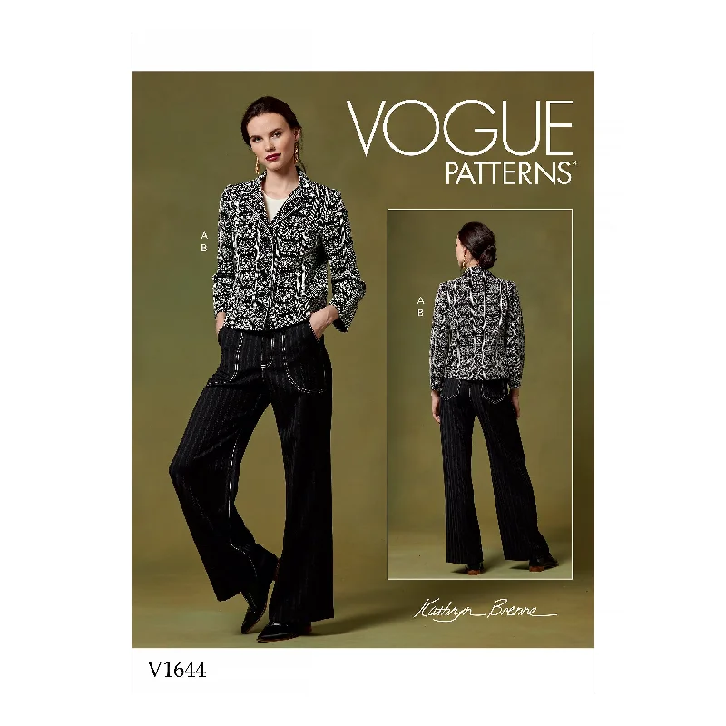 Vogue 1644 Jacket and Trousers Pattern