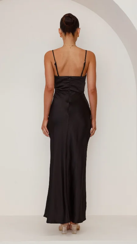 Ava Maxi Dress - Black