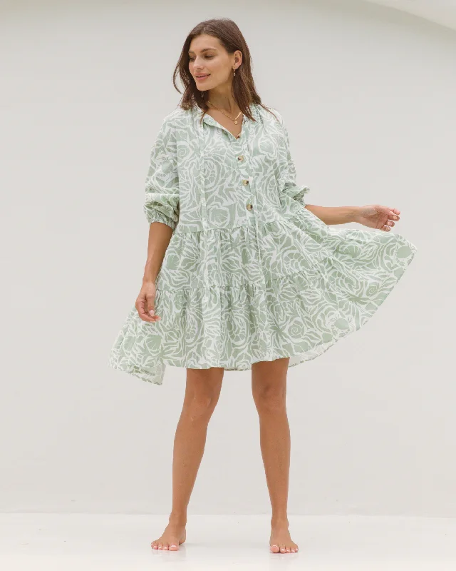 Avalon Smock Dress | Elena